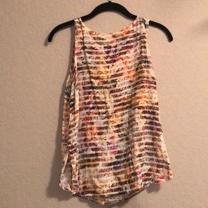 Floral tank top